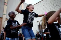 Kids jumping